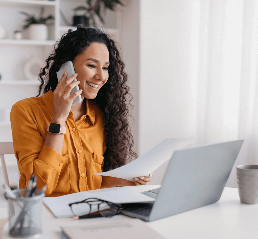 Girl Using Her Phone