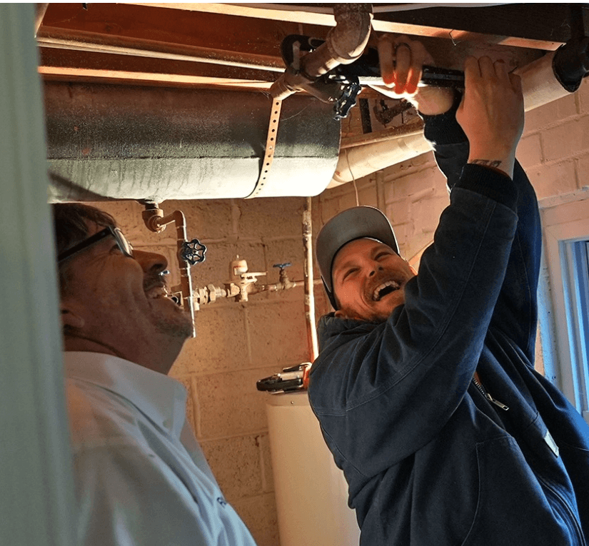 Plumber Doing His Job