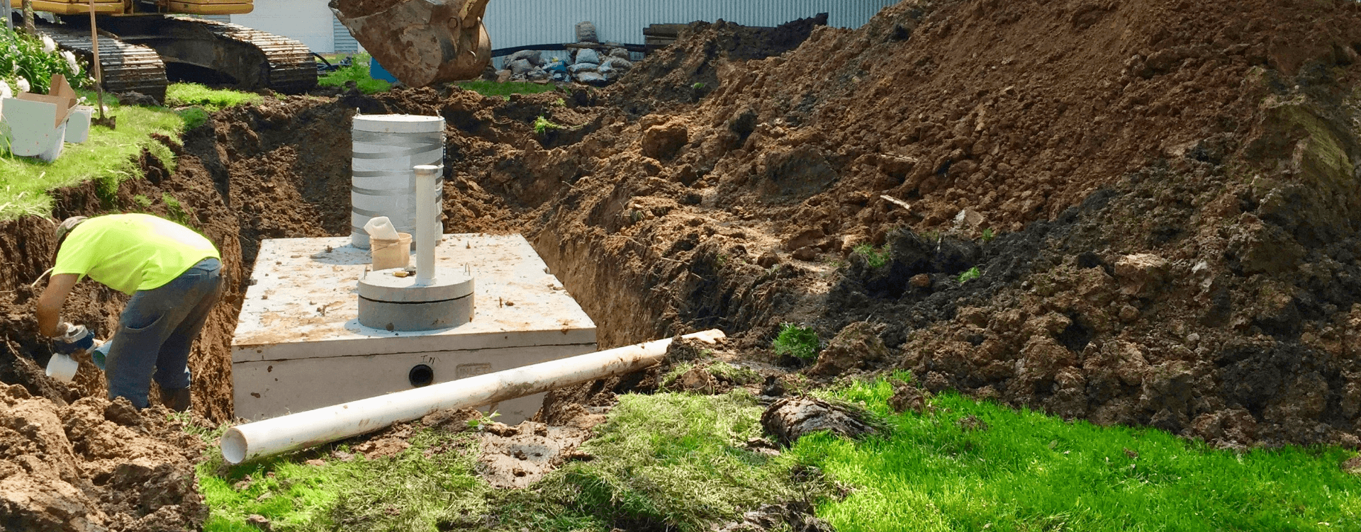 Septic tank replacement banner image