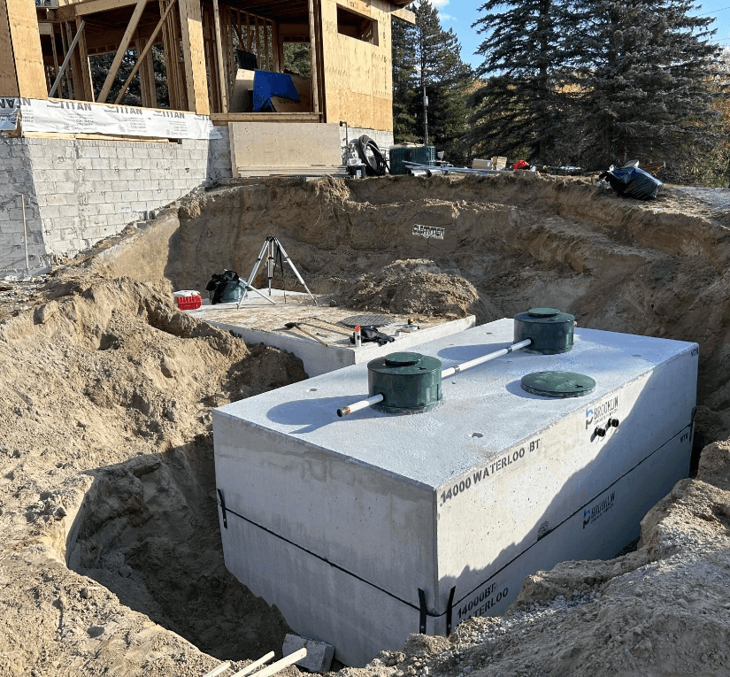 Underground Septic System Large Image