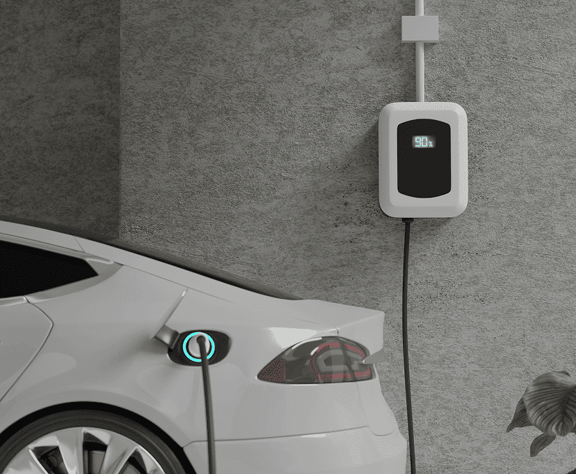 Ev wall charger garage
