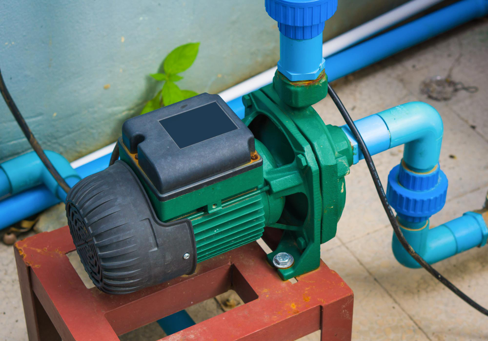 Submersible pump assembly pulled